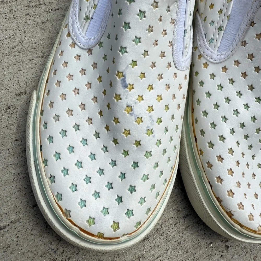 Old Navy White Sneakers Slip-On Canvas